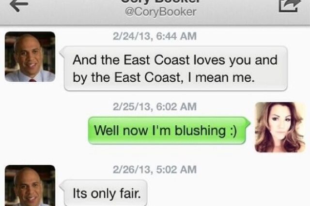 Booker's direct messages to the stripper
